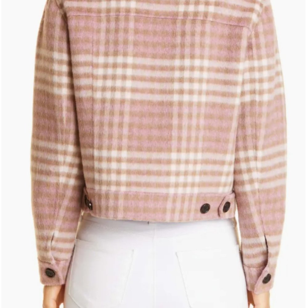 Rails Steffi Plaid Wool Blend Reversible Trucker … - image 5